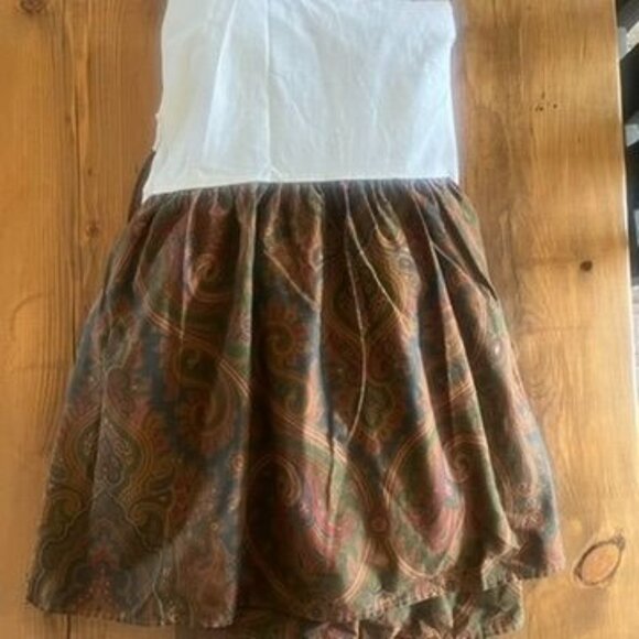 Vintage Ralph Lauren Full Brianna Elizabeth Paisley Dust Ruffle - Picture 1 of 4